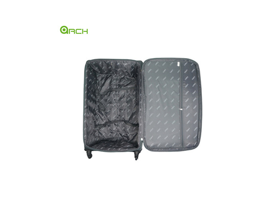 Cheap Spinner wheels Travel Trolley Soft Sided Luggage with two front pockets