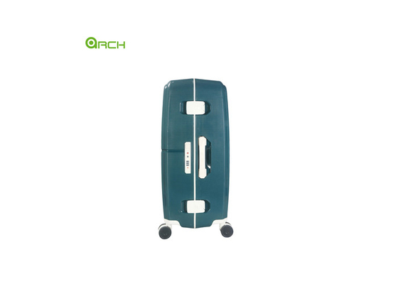 Manufacturer PP Trolley Travel Hard Sided Luggage with Double Spinner Wheels