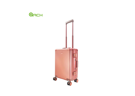 OEM/ODM Aluminium suitcase Trolley Travel Hard Sided Luggage with Double Spinner Wheels