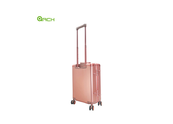 OEM/ODM Aluminium suitcase Trolley Travel Hard Sided Luggage with Double Spinner Wheels