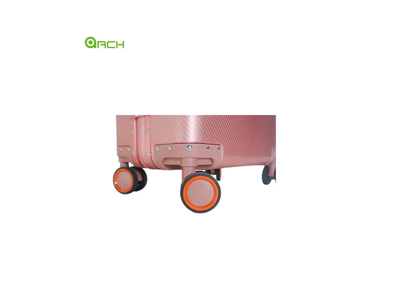 OEM/ODM Aluminium suitcase Trolley Travel Hard Sided Luggage with Double Spinner Wheels