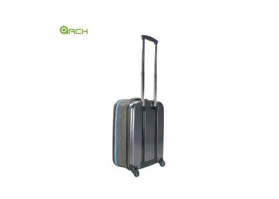 Manufacturer Foldable ABS+PC suitcase Trolley Travel Hard Sided Luggage with Skate wheels