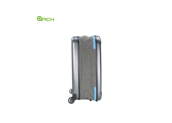 Manufacturer Foldable ABS+PC suitcase Trolley Travel Hard Sided Luggage with Skate wheels