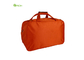 Front Pocket 600D Polyester Classic Red Duffel Travel Bag
