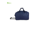 600D Polyester Economic Wheeled Duffel Luggage With In Line Skate Wheels