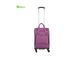 20 Inch Purple Carry On Trolley Luggage With Spinner Wheels
