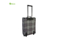 Skate Wheels Foldable Check Material soft sided suitcase