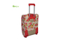 Skate Wheels Printing Tapestry Trolley Luggage With Two Pockets