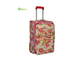 Skate Wheels Printing Tapestry Trolley Luggage With Two Pockets