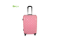 ABS PC Printed  Hard Sided Luggage Spacious For Frequent Travelers