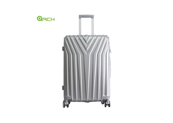 20 inch ABS PC hard sided suitcase with Double Spinner Wheels