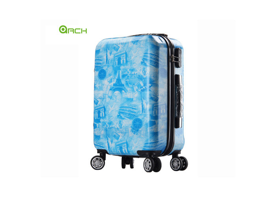 Printing ABS PC Aluminum Hard Shell Luggage Scratch Resistant