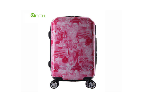 Printing ABS PC Aluminum Hard Shell Luggage Scratch Resistant