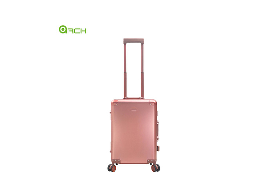 OEM/ODM Aluminium suitcase Trolley Travel Hard Sided Luggage with Double Spinner Wheels